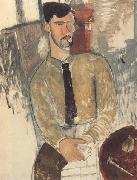 Amedeo Modigliani Henri Laurens assis (mk38) china oil painting reproduction